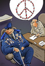 Cartoon: peace (small) by oguzgurel tagged humor