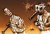 Cartoon: war (small) by oguzgurel tagged humor