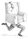 Cartoon: Woman (small) by dbaldinger tagged woman,chair,running,sex