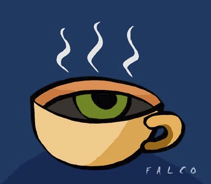 Cartoon: coffee (medium) by alexfalcocartoons tagged coffee