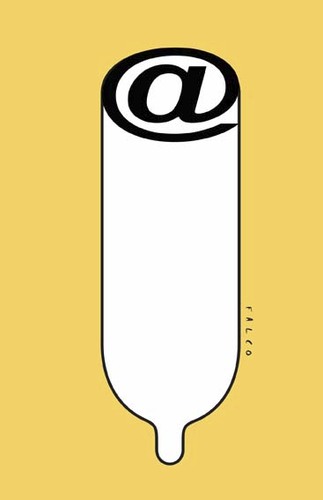Cartoon: condom (medium) by alexfalcocartoons tagged condom