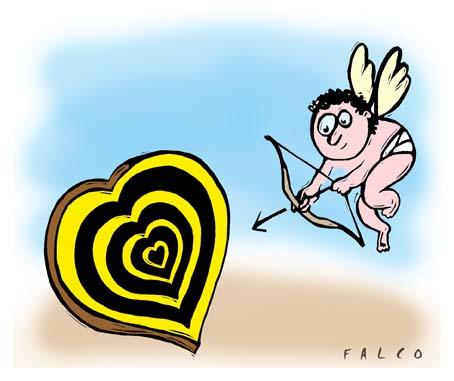 Cartoon: Eros (medium) by alexfalcocartoons tagged eros