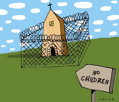 Cartoon: nochildren (medium) by alexfalcocartoons tagged nochildren