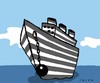 Cartoon: ship (small) by alexfalcocartoons tagged ship