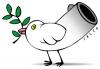Cartoon: war for peace (small) by alexfalcocartoons tagged war,pigeon,gun,peace,