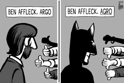 Cartoon: Batman Affleck (medium) by sinann tagged batman,ben,affleck