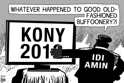 Cartoon: Kony 2012 (medium) by sinann tagged kony,2012,joseph,idi,amin,buffon,warlord,uganda