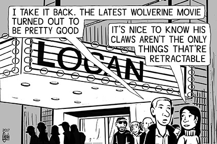 Cartoon: Logan movie (medium) by sinann tagged logan,wolverine,retractable,claws