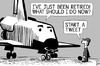 Cartoon: Discovery shuttle retires (small) by sinann tagged shittle,discovery,retire