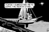 Cartoon: Eurostar woes (small) by sinann tagged eurostar,north,star,stranded,travel