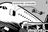 Cartoon: Hoverboard flight (small) by sinann tagged hoverboard,flight,plane