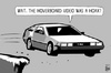 Cartoon: Hoverboard hoax (small) by sinann tagged hoverboard,huvr,delorean,video