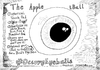Cartoon: Rejected Ad - Apple iBall (small) by laughzilla tagged apple,iball,eyeball,eye,ball,rejected,ad,publicity,fail,product,satire,computer,tech