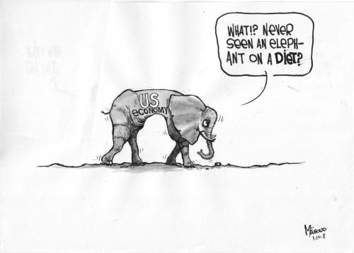 Cartoon: On a diet (medium) by kipanya tagged kp