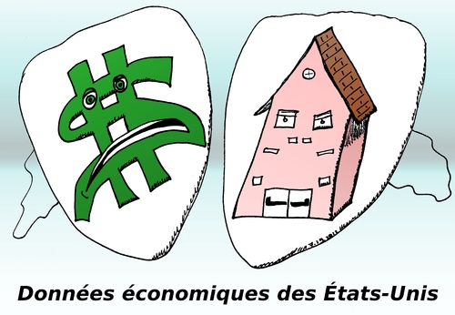 Cartoon: Drame des donnees economique EUA (medium) by BinaryOptions tagged caricature,boursier,financier,economique,drame,donnees,eua,tarder,trading,optionsclick,binaire,options,binaires,option