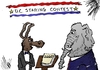 Cartoon: DC staring contest cartoon (small) by BinaryOptions tagged optionsclick,binary,option,options,trade,trader,trading,politics,political,cartoon,comic,caricature,editorial,news,washington,shutdown,budget,financial,fiscal
