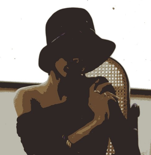 Cartoon: Women under the hat (medium) by KatrinKaciOui tagged hut,stuhl,portrait,frau