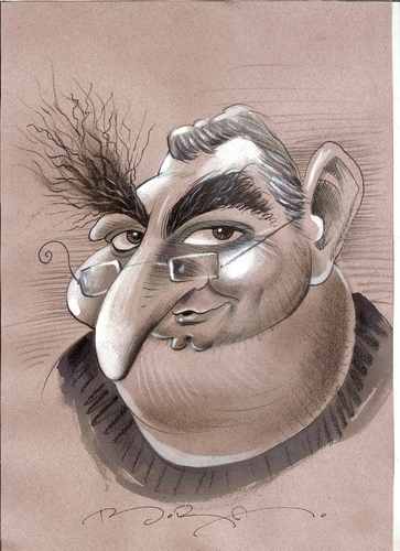 Cartoon: Mustafa YILDIZ (medium) by MUSTAFA BORA tagged caricature