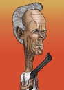Cartoon: Clint Eastwood (small) by Berge tagged american actor director caricature