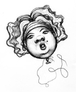 Cartoon: Balloon (small) by vokoban tagged pen and ink doodle drawing scribble pencil