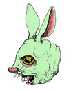 Cartoon: Rabid Rabbit (small) by vokoban tagged pen,and,ink,doodle,rabbit,drawing,scribble,pencil
