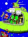 Cartoon: Christmas Aliens (small) by Macawrena tagged mike mason
