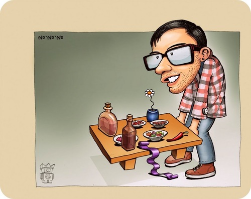 Cartoon: NoNo (medium) by gamez tagged gamez,georg