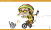 Cartoon: yellow sunGLases (small) by gamez tagged gmz