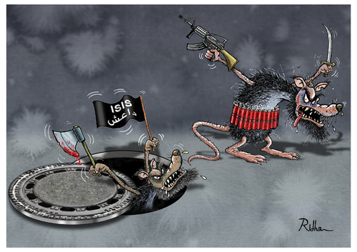 Cartoon: The fact of ISIS (medium) by Ridha Ridha tagged the,fact,of,isis,cartoon,by,ridha