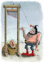 Cartoon: Executioner - Ridha H. Ridha (small) by Ridha Ridha tagged executioner,toothache,guillotine