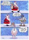 Cartoon: Robbery in Christmas (small) by Ridha Ridha tagged robbery in christmas black humor cartoon by ridha