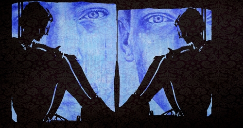 Cartoon: Watching Mathilda (medium) by ARTito tagged blue,light,licht,schönheit,beauty,zwillinge,twins,allone,love,brain,thinking,eyes,augen,mann,man,portrait,window,fenster,silhouette,shadow,youth,jugendzimmer,jugend,girl,mädchen,woman,frau,profi,leon,portman,nathalie