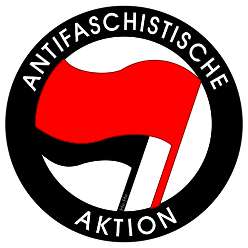 Cartoon: Rote Fahne - Schwarze Fahne (medium) by symbolfuzzy tagged aktion,antifaschistische,fahne,rote,sozialismus,kommunismus,logos,logo,symbole,symbolfuzzy