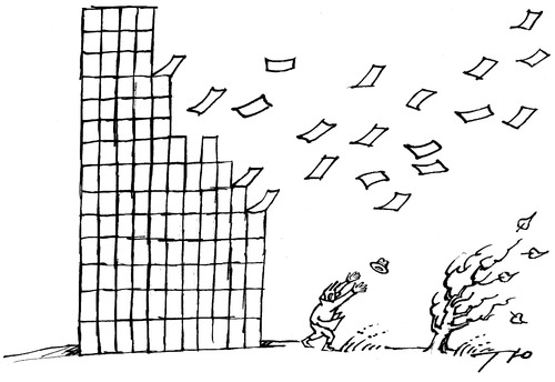 Cartoon: Hypothecary problem (medium) by tunin-s tagged autumn