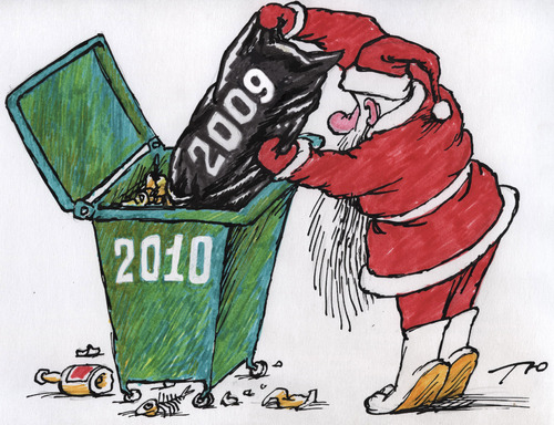 Cartoon: New Year (medium) by tunin-s tagged new,year