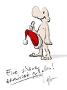 Cartoon: Frohe Adventszeit euch allen! (small) by Carlo Büchner tagged weihnachten,advent,2013,ray,carlo,büchner,arts,kalender,lichtlein,kranz