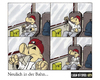 Cartoon: Neulich in der Bahn... (small) by Carlo Büchner tagged bahn,kopfhörer,ipod,kabel