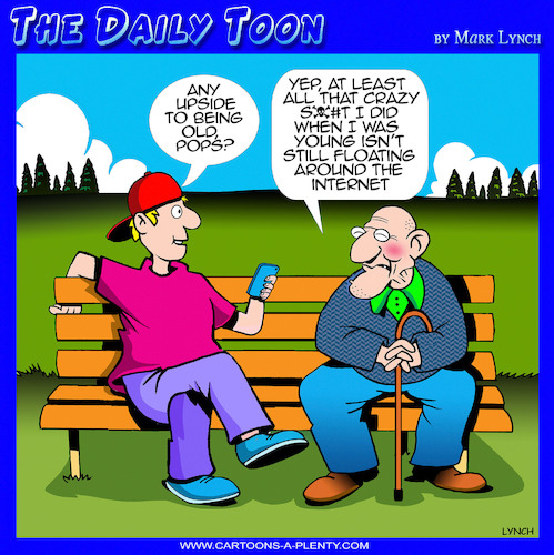 Cartoon: Ageing (medium) by toons tagged tik,tok,instagram,pensioners,tik,tok,instagram,pensioners