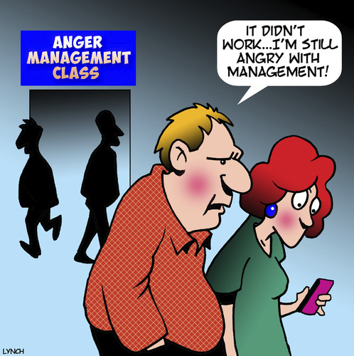 Cartoon: Anger management (medium) by toons tagged anger,management,work,seminars,anger,management,work,seminars