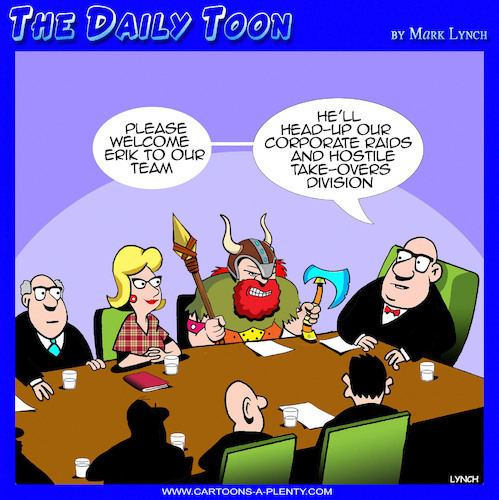 Cartoon: Barbarians at the gate (medium) by toons tagged corporate,takeovers,hostile,raids,barbarians,corporate,takeovers,hostile,raids,barbarians