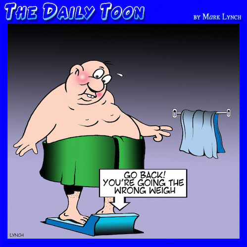 Cartoon: Bathroom scales (medium) by toons tagged scales,overweight,obesity,fat,bathroom,health,scales,overweight,obesity,fat,bathroom,health