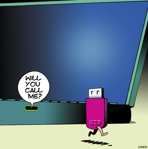 Cartoon: Call me (medium) by toons tagged computers,usb,one,night,stand,port,portable,hard,drive,computers,usb,one,night,stand,port,portable,hard,drive
