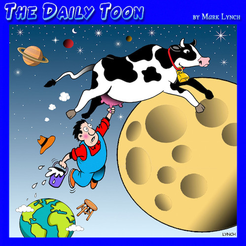 Cow over the moon