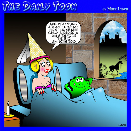 Cartoon: Frog prince (medium) by toons tagged frog,prince,princess,and,charming,fairy,tales,warts,frog,prince,princess,and,charming,fairy,tales,warts