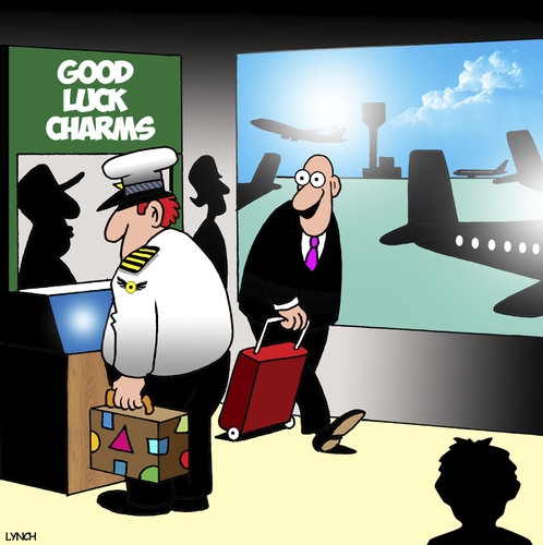 Cartoon: Good luck charms (medium) by toons tagged aviation,airline,pilots,airports,good,luck,charms,passengers,captain,flight,crew,rabbits,foot,aviation,airline,pilots,airports,good,luck,charms,passengers,captain,flight,crew,rabbits,foot