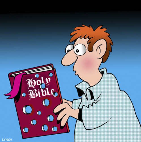 Cartoon: Holy Bible (medium) by toons tagged bible,studies,koran,holy,book