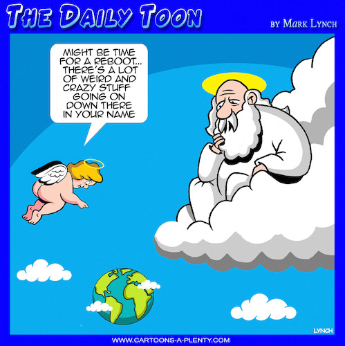 Cartoon: In Gods name (medium) by toons tagged different,religions,different,religions