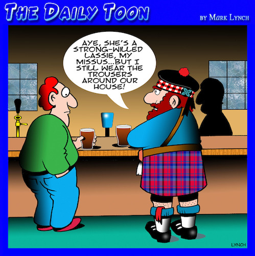 Cartoon: Kilts (medium) by toons tagged kilt,scotsman,scotland,kilt,scotsman,scotland