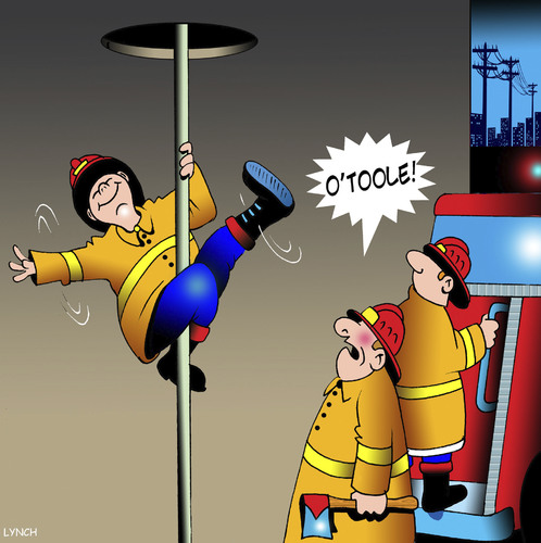 Cartoon: Pole dancer (medium) by toons tagged pole,dancing,fireman,fires,emergency,services,strippers,pole,dancing,fireman,fires,emergency,services,sex,strippers