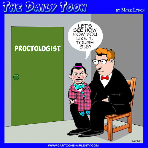 Cartoon: Proctology (medium) by toons tagged hand,puppets,proctologist,medical,procedures,hand,puppets,proctologist,medical,procedures